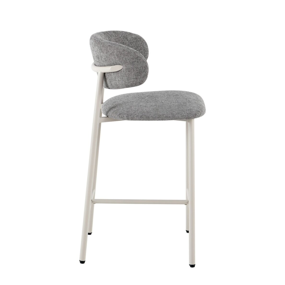 Baro kėdė PRIMO BAR GREY, pilka, lininė, pilkos kojos 4 Baro kėdė PRIMO BAR GREY, pilka, lininė, pilkos kojos 4