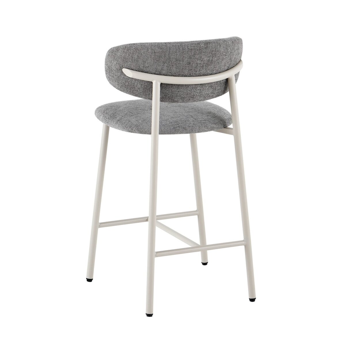 Baro kėdė PRIMO BAR GREY, pilka, lininė, pilkos kojos 5