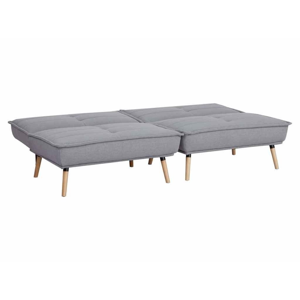 Dvivietė sofa-lova AMBER, šviesiai pilka 4