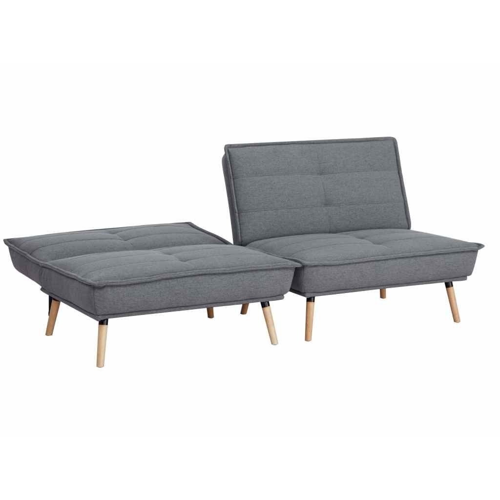 Dvivietė sofa-lova AMBER, tamsiai pilka 3