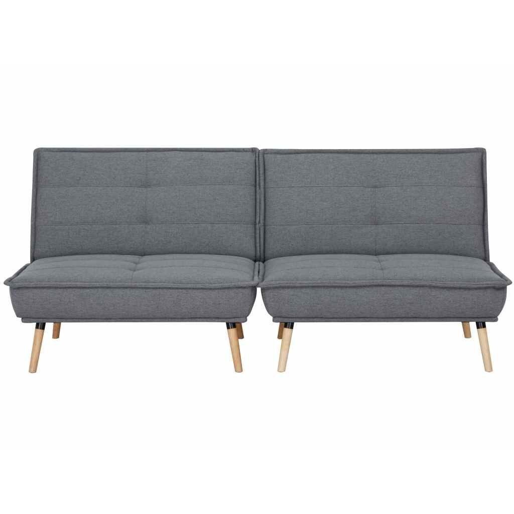 Dvivietė sofa-lova AMBER, tamsiai pilka 5