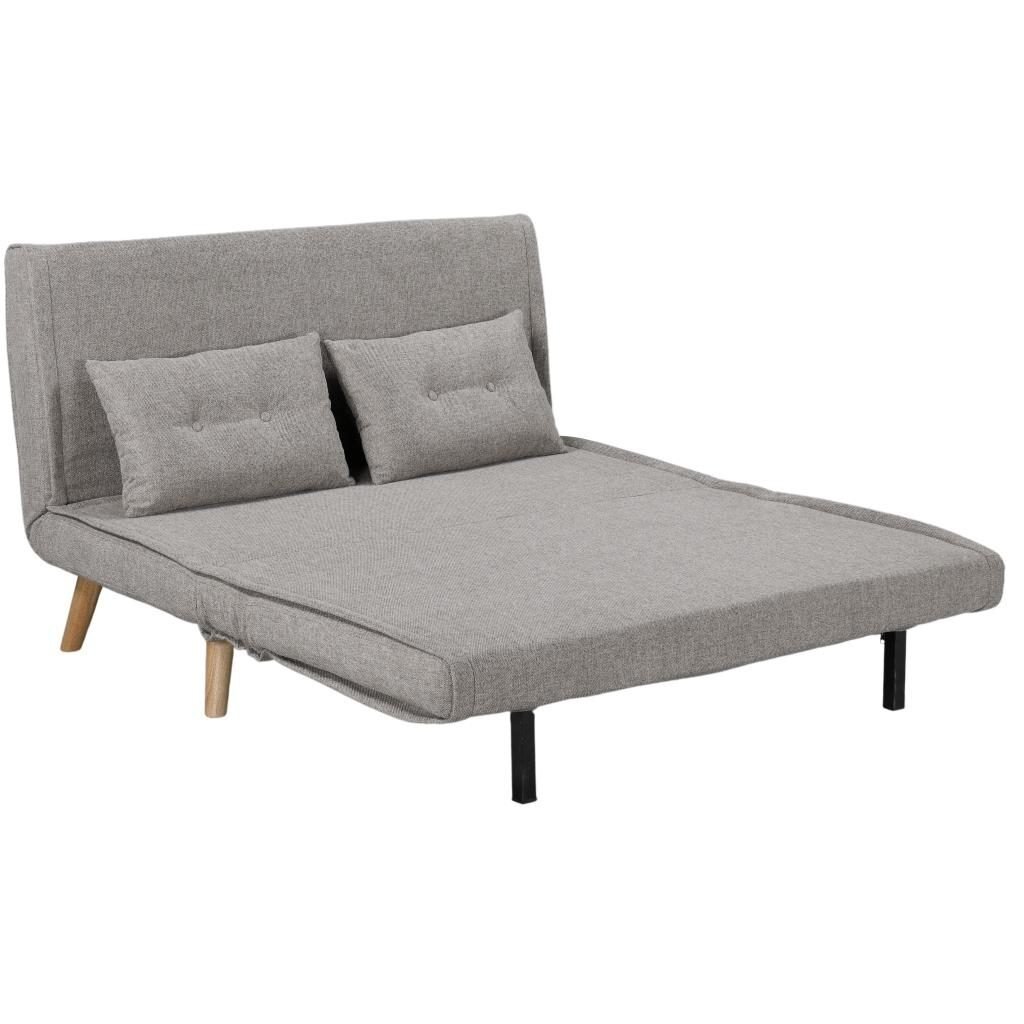 Dvivietė sofa-lova TEMPO, pilka 1 Dvivietė sofa-lova TEMPO, pilka 1