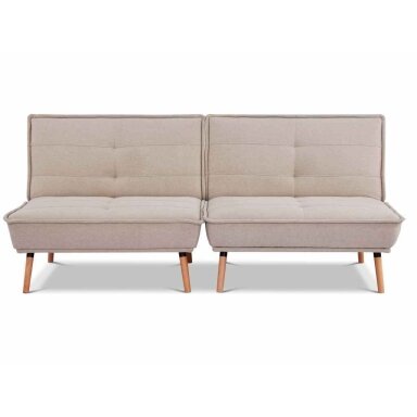 Dvivietė sofa-lova AMBER, smėlio