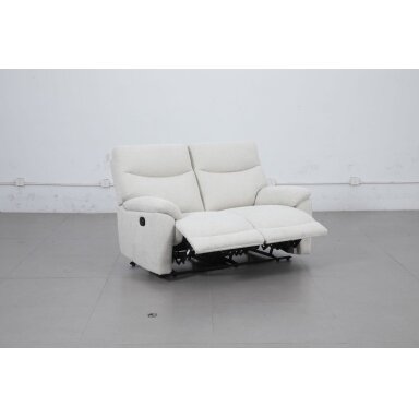 Dvivietė sofa su reglaineriais 51197M, šviesiai pilka