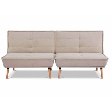 Dvivietė sofa-lova AMBER, smėlio 1 Dvivietė sofa-lova AMBER, smėlio 1