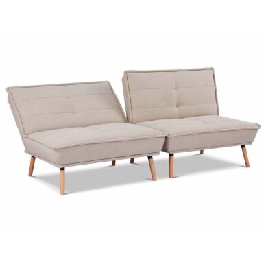 Dvivietė sofa-lova AMBER, smėlio 2 Dvivietė sofa-lova AMBER, smėlio 2
