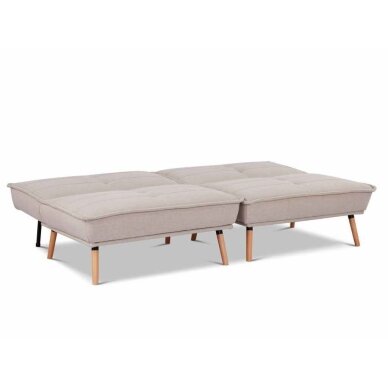Dvivietė sofa-lova AMBER, smėlio 5 Dvivietė sofa-lova AMBER, smėlio 5