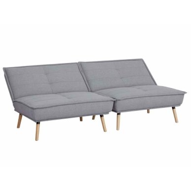 Dvivietė sofa-lova AMBER, šviesiai pilka 3 Dvivietė sofa-lova AMBER, šviesiai pilka 3