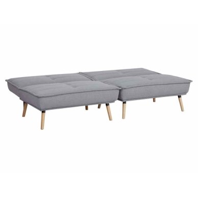 Dvivietė sofa-lova AMBER, šviesiai pilka 4 Dvivietė sofa-lova AMBER, šviesiai pilka 4