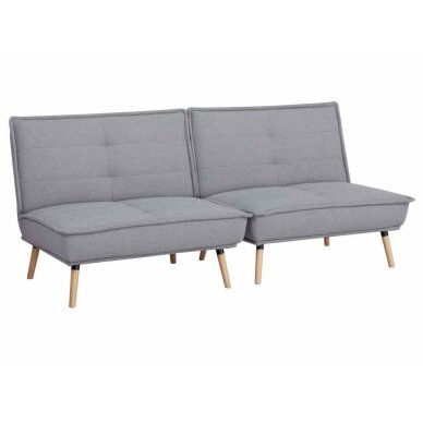 Dvivietė sofa-lova AMBER, šviesiai pilka Dvivietė sofa-lova AMBER, šviesiai pilka