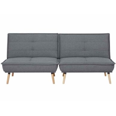 Dvivietė sofa-lova AMBER, tamsiai pilka 5