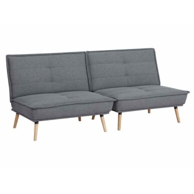 Dvivietė sofa-lova AMBER, tamsiai pilka Dvivietė sofa-lova AMBER, tamsiai pilka