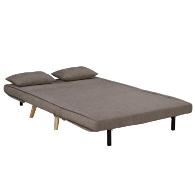Dvivietė sofa-lova TEMPO, pilkai ruda (taupe) 3
