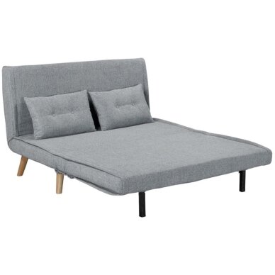 Dvivietė sofa-lova TEMPO, tamsiai pilka 1