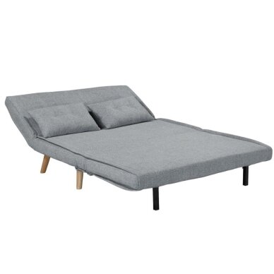 Dvivietė sofa-lova TEMPO, tamsiai pilka 2