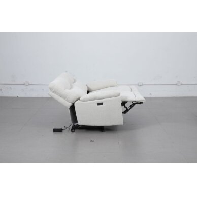Dvivietė sofa su elektriniais reglaineriais 51197M, šviesiai pilka 2