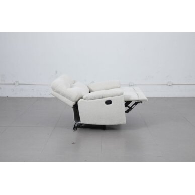 Dvivietė sofa su reglaineriais 51197M, šviesiai pilka 2
