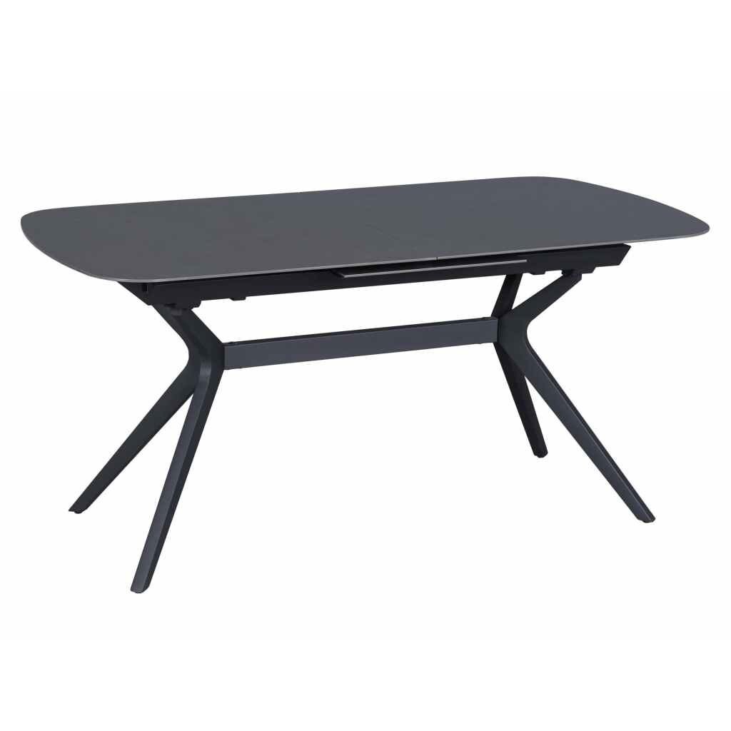 Išskleidžiamas valgomojo stalas DELF 160-204x90 cm, pilka