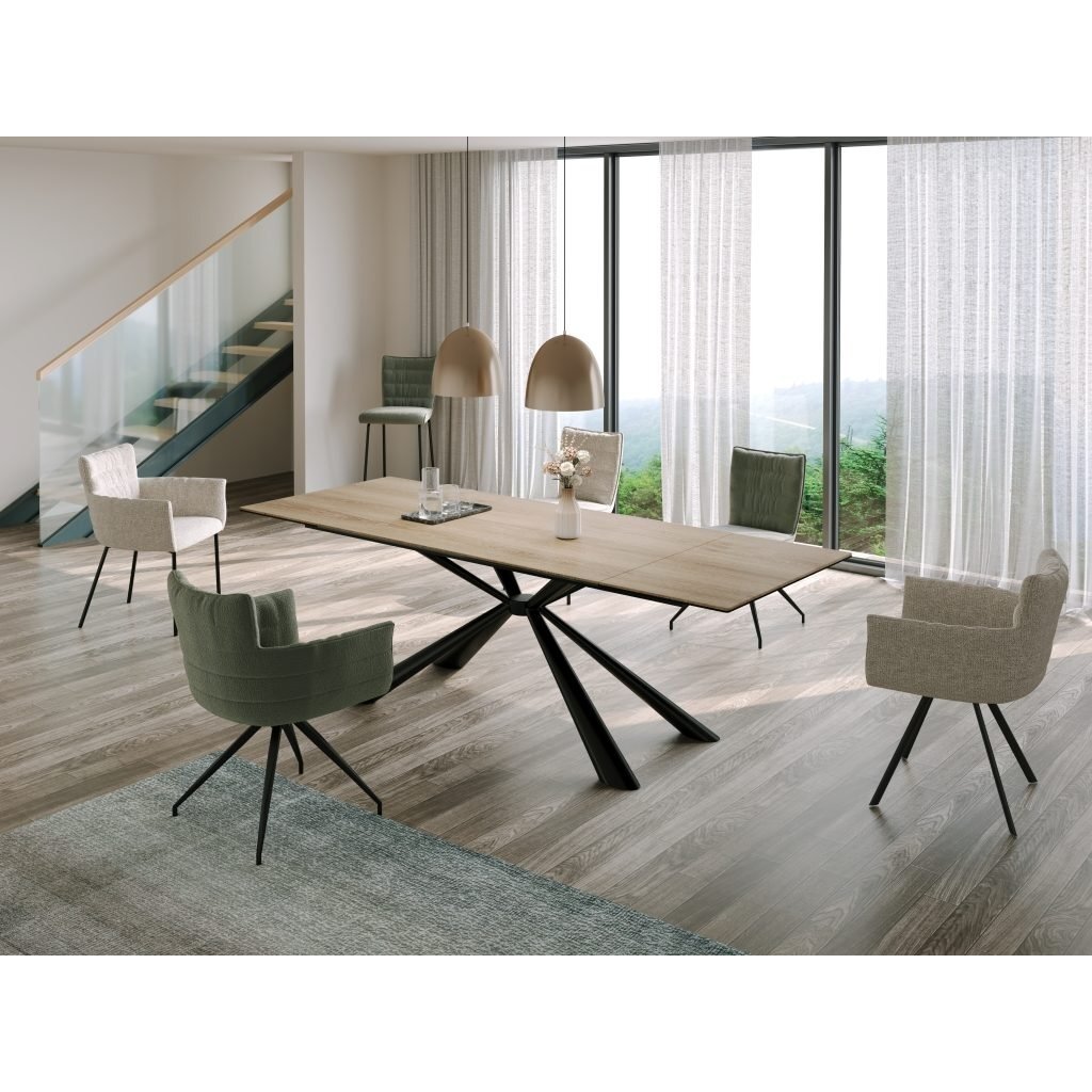 Išskleidžiamas valgomojo stalas STAV 160-240x90 cm, medžio raštas 5 Išskleidžiamas valgomojo stalas STAV 160-240x90 cm, medžio raštas 5