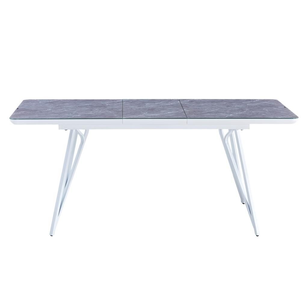 Išskleidžiamas valgomojo stalas TERRA 140-180x85 cm, pilka 3 Išskleidžiamas valgomojo stalas TERRA 140-180x85 cm, pilka 3