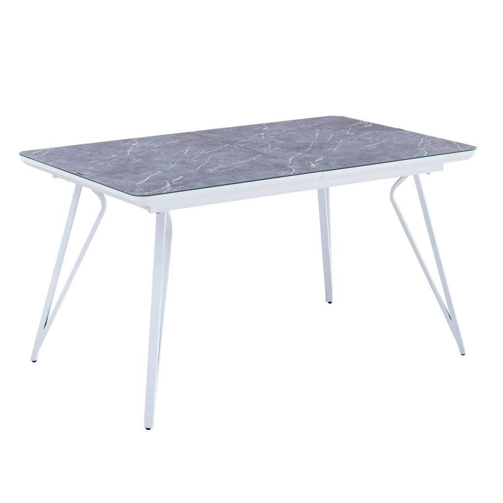 Išskleidžiamas valgomojo stalas TERRA 140-180x85 cm, pilka