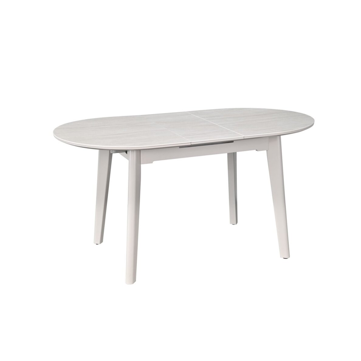 Išskleidžiamas valgomojo stalas ARES 120-150x85 cm, auksinis travertinas, pilkos kojos 2 Išskleidžiamas valgomojo stalas ARES 120-150x85 cm, auksinis travertinas, pilkos kojos 2