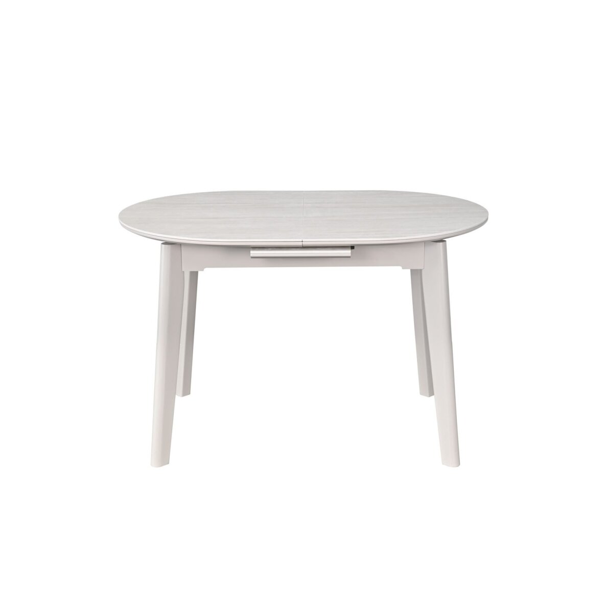 Išskleidžiamas valgomojo stalas ARES 120-150x85 cm, auksinis travertinas, pilkos kojos Išskleidžiamas valgomojo stalas ARES 120-150x85 cm, auksinis travertinas, pilkos kojos