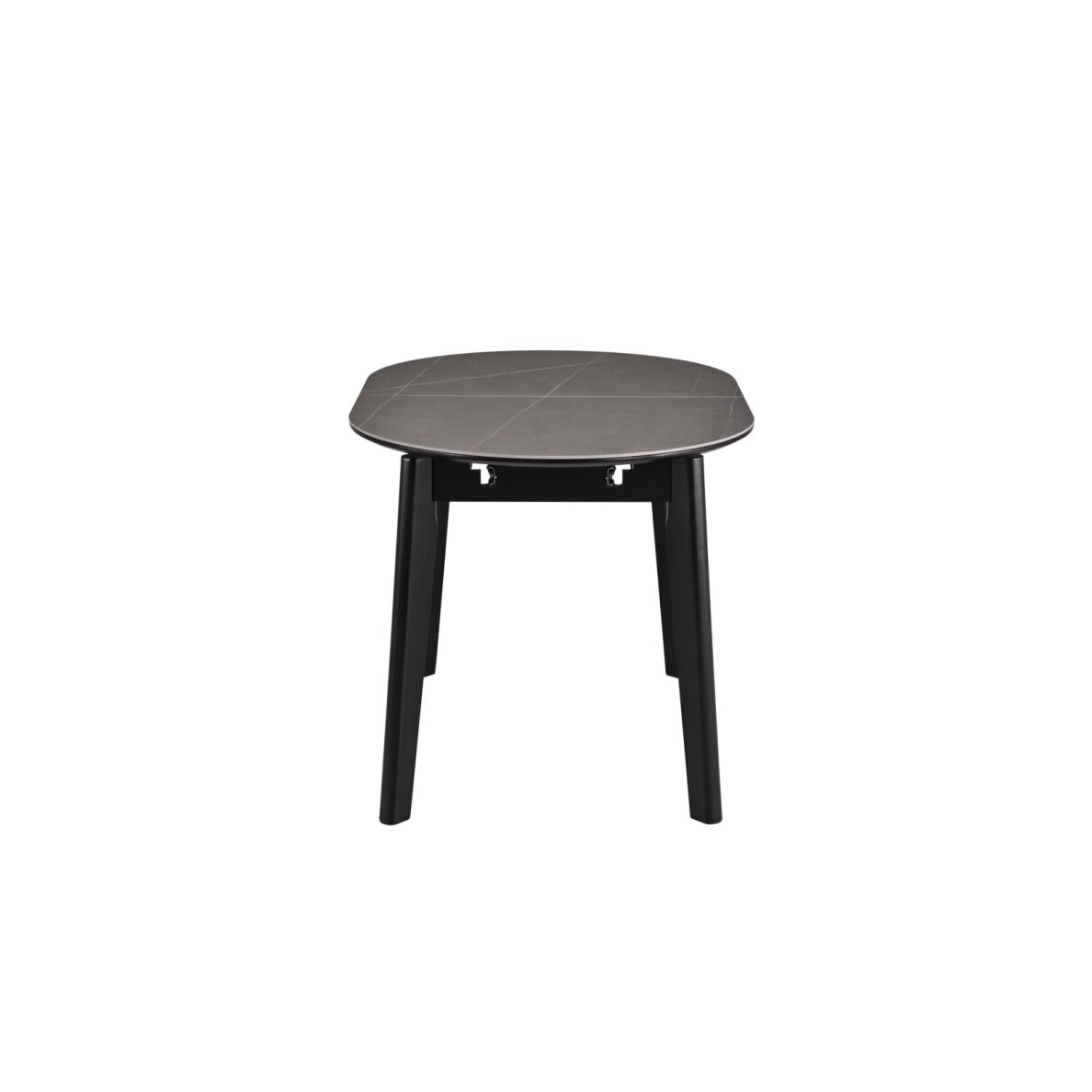 Išskleidžiamas valgomojo stalas ARES 120-150x85 cm, matinė pilka 3 Išskleidžiamas valgomojo stalas ARES 120-150x85 cm, matinė pilka 3