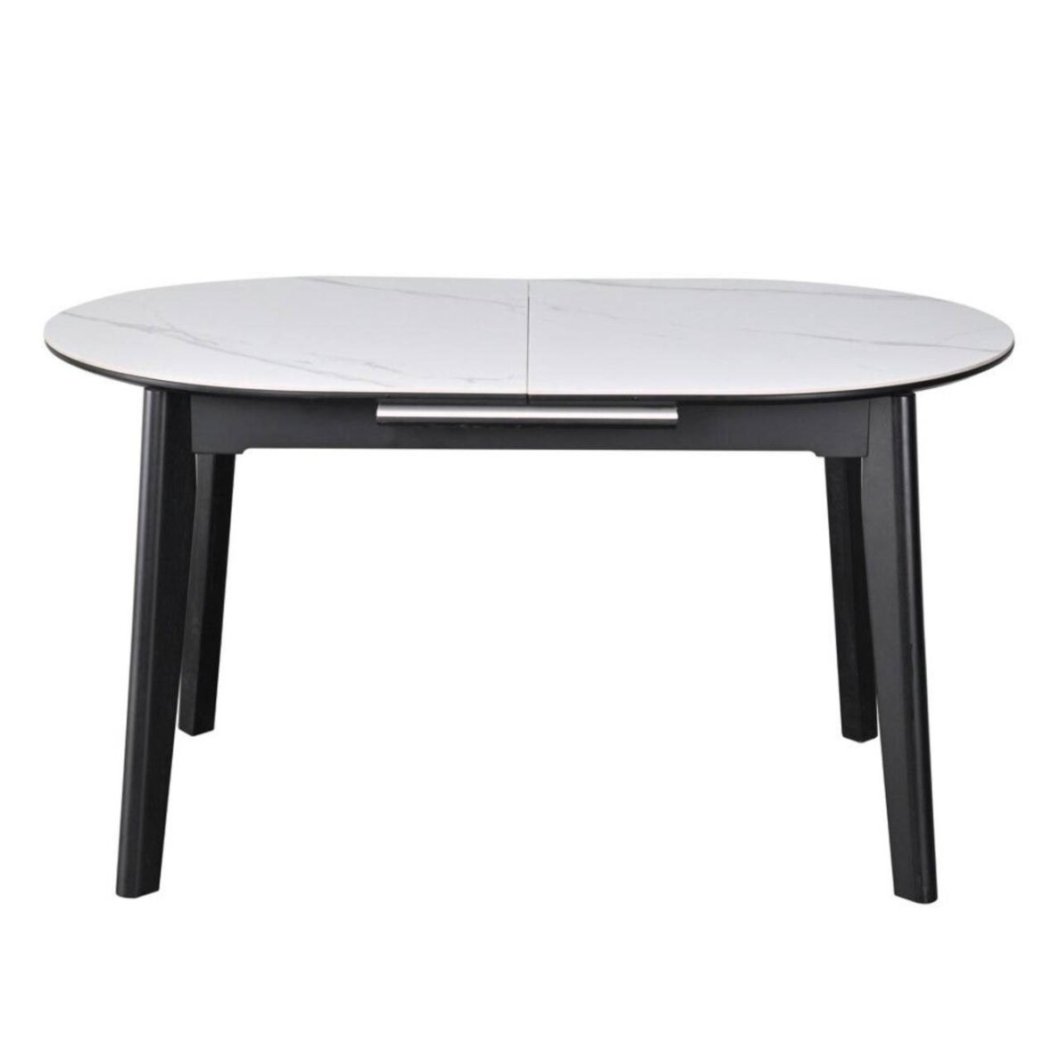 Išskleidžiamas valgomojo stalas ARES 140-180x85 cm, matinė balta 1