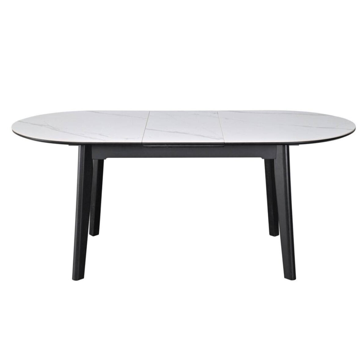 Išskleidžiamas valgomojo stalas ARES 140-180x85 cm, matinė balta 3