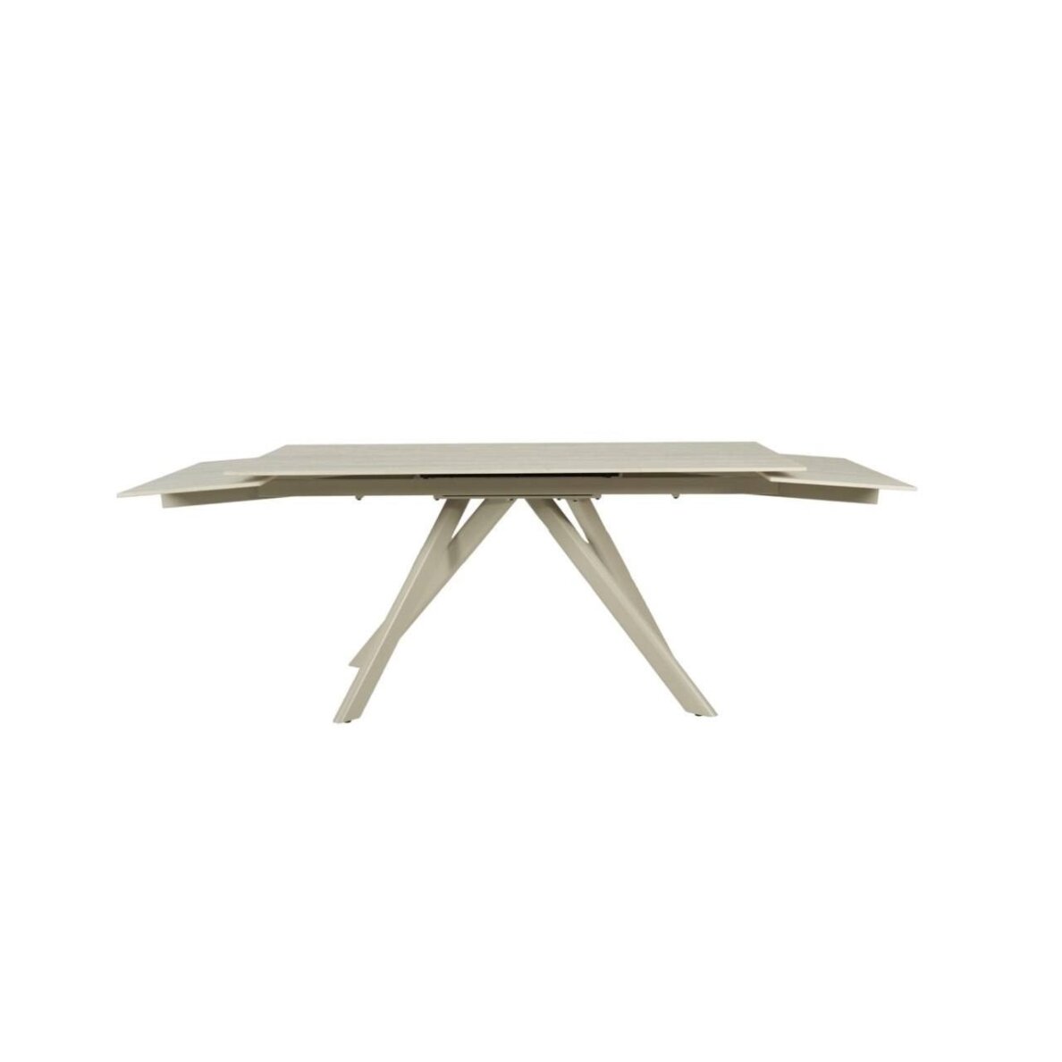 Išskleidžiamas valgomojo stalas CALISTO 160-240x90 cm, matinė smėlio (camel) 5