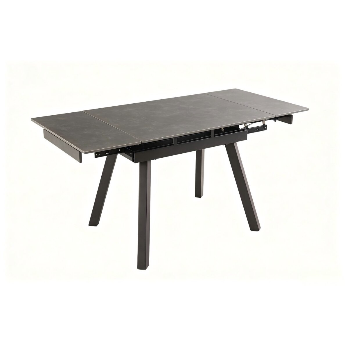 Išskleidžiamas valgomojo stalas DART 90-150x80 cm, tamsiai pilka 2 Išskleidžiamas valgomojo stalas DART 90-150x80 cm, tamsiai pilka 2