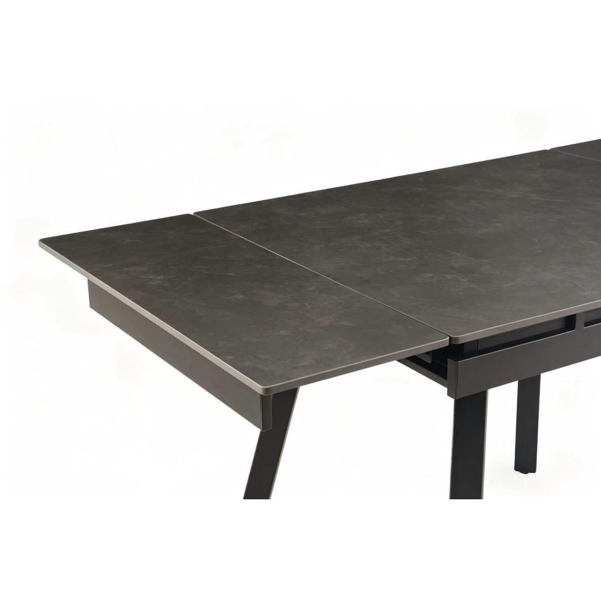 Išskleidžiamas valgomojo stalas DART 90-150x80 cm, tamsiai pilka 4