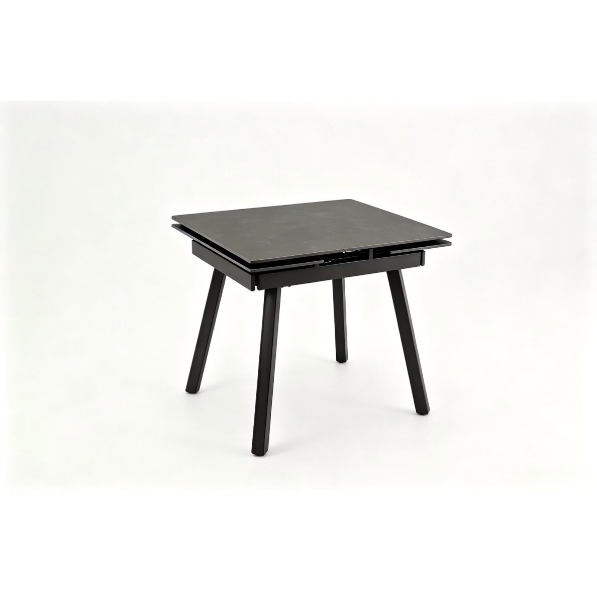 Išskleidžiamas valgomojo stalas DART 90-150x80 cm, tamsiai pilka
