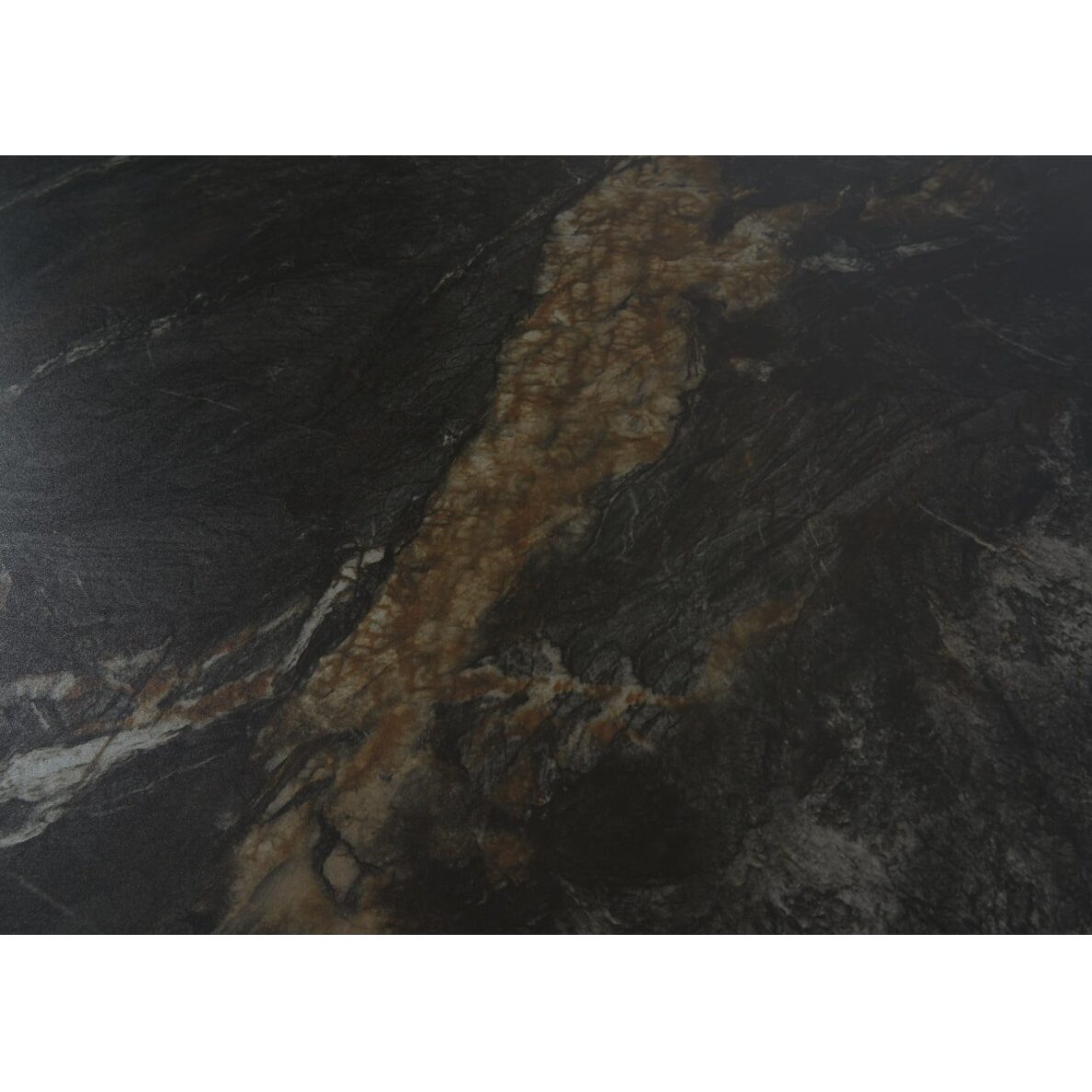 Išskleidžiamas valgomojo stalas ECLIPSE 165-240x90 cm, matinė juoda su auksu 4