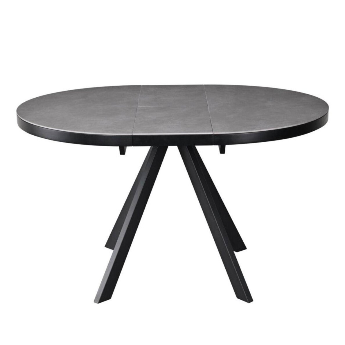 Išskleidžiamas valgomojo stalas LIBRA 100-130x100 cm, matinė pilka 3 Išskleidžiamas valgomojo stalas LIBRA 100-130x100 cm, matinė pilka 3