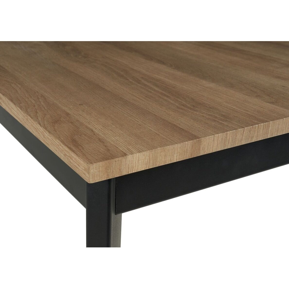 Išskleidžiamas valgomojo stalas LOFT 90-125x70 cm, ąžuolas 4