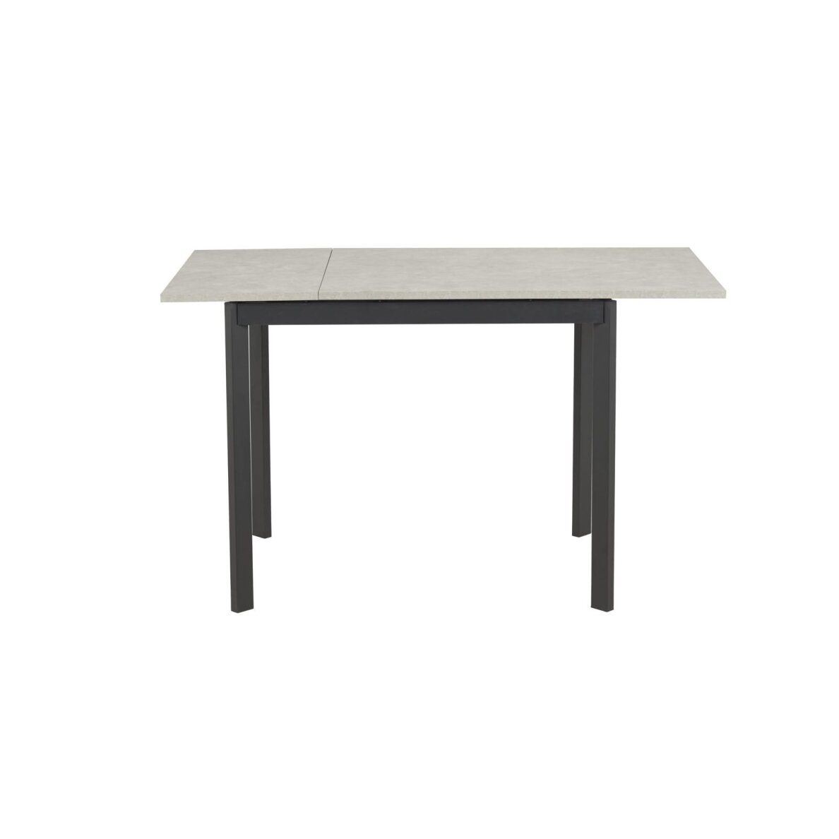 Išskleidžiamas valgomojo stalas LOFT 90-125x70 cm, pilka 2
