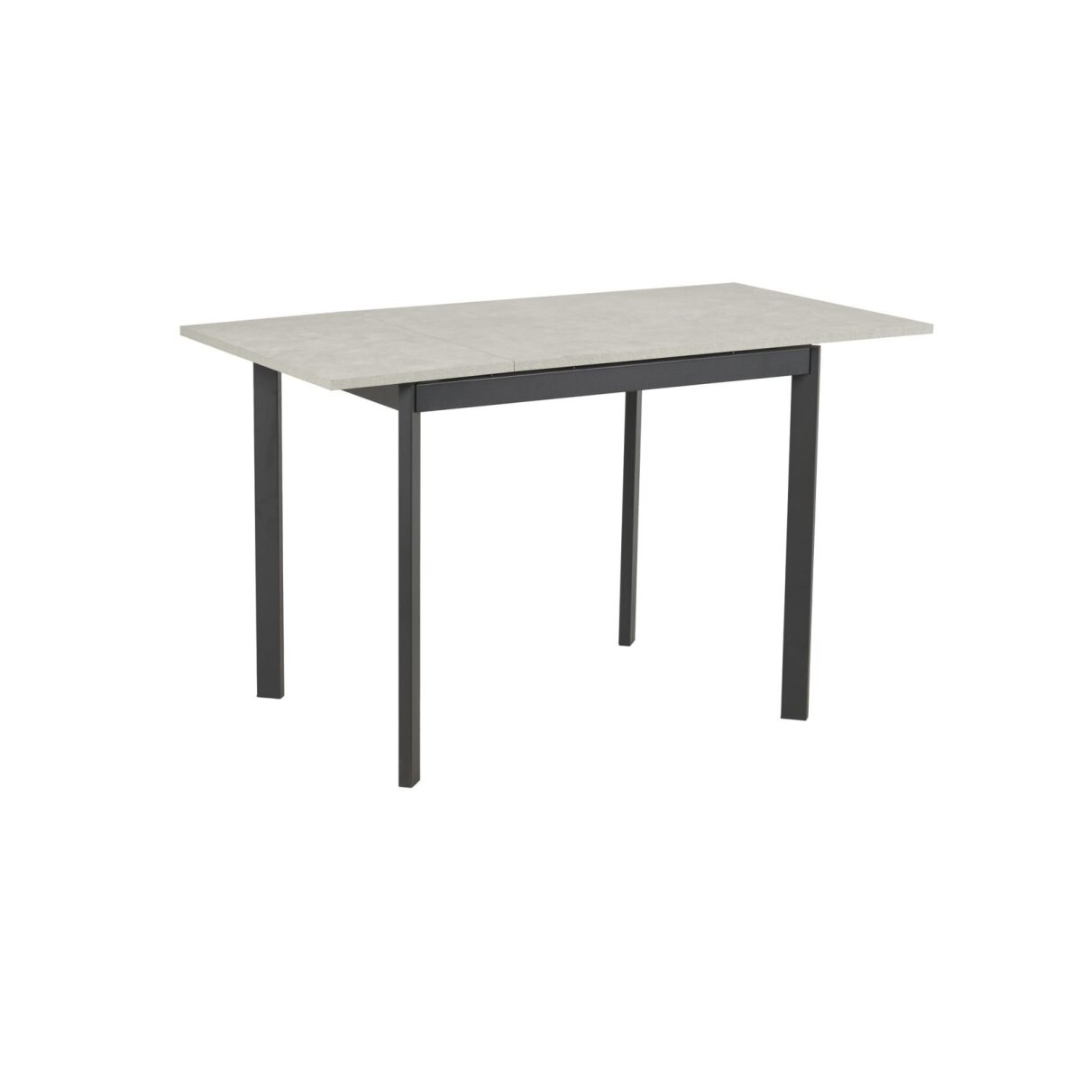Išskleidžiamas valgomojo stalas LOFT 90-125x70 cm, pilka 3 Išskleidžiamas valgomojo stalas LOFT 90-125x70 cm, pilka 3