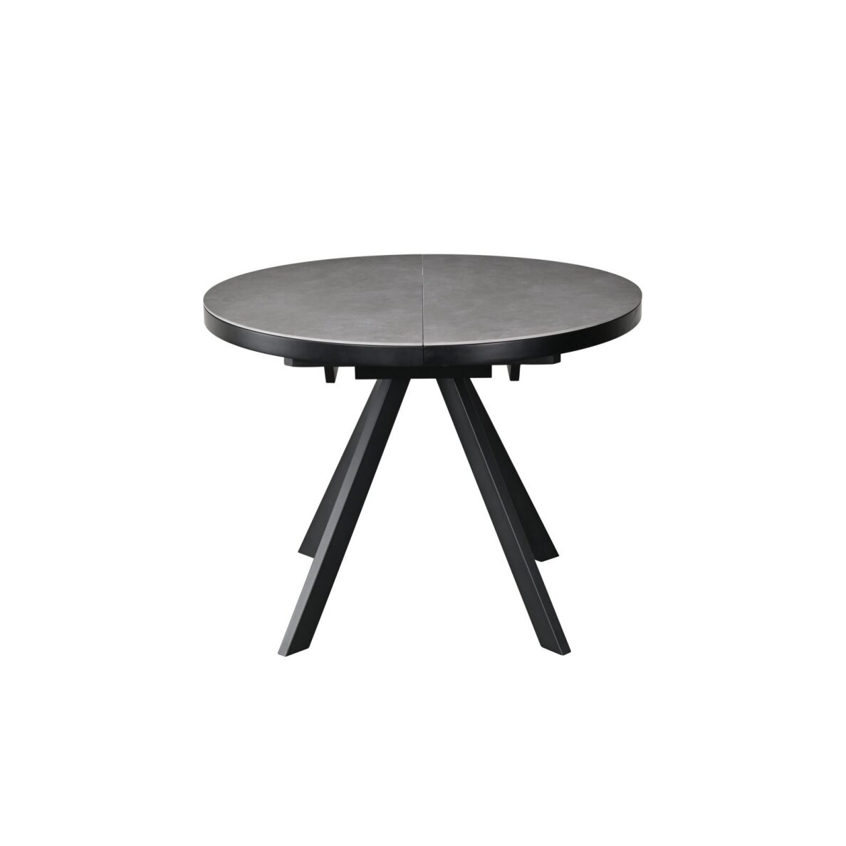 Išskleidžiamas valgomojo stalas LYRA 120-160x120 cm, matinė pilka Išskleidžiamas valgomojo stalas LYRA 120-160x120 cm, matinė pilka