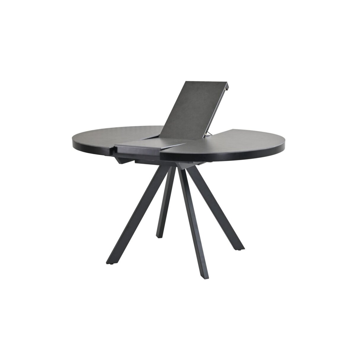 Išskleidžiamas valgomojo stalas LYRA 120-160x120 cm, matinė šviesiai pilka 2 Išskleidžiamas valgomojo stalas LYRA 120-160x120 cm, matinė šviesiai pilka 2