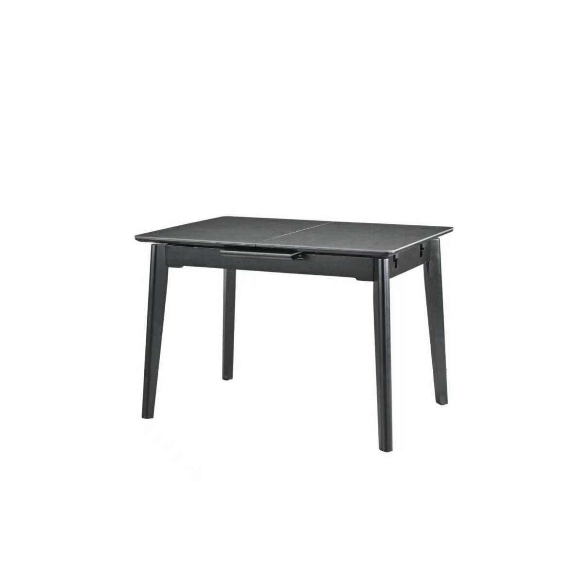 Išskleidžiamas valgomojo stalas OSTEN 120-160x80 cm, matinė tamsiai pilka Išskleidžiamas valgomojo stalas OSTEN 120-160x80 cm, matinė tamsiai pilka