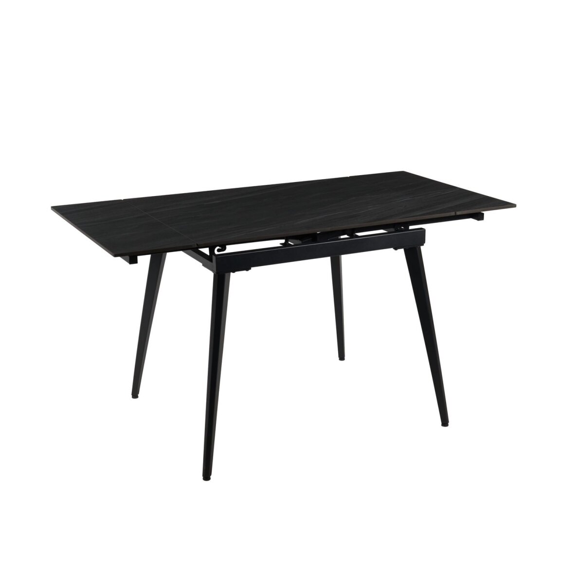 Išskleidžiamas valgomojo stalas REEF 90-140x70 cm, matinė antracito 2 Išskleidžiamas valgomojo stalas REEF 90-140x70 cm, matinė antracito 2