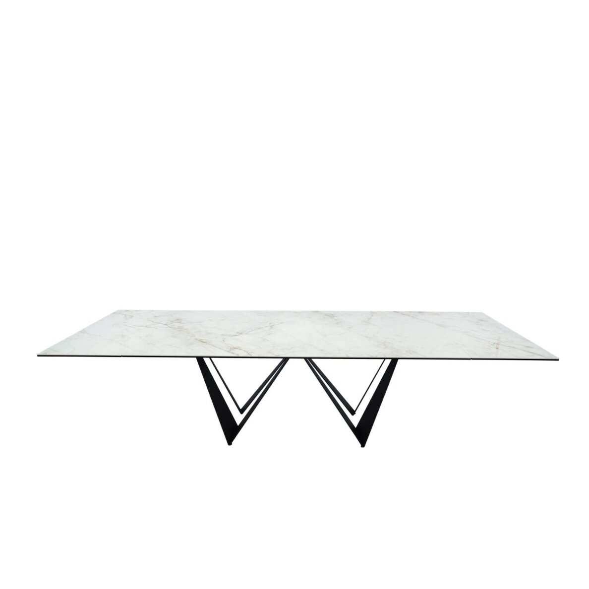 Išskleidžiamas valgomojo stalas ROMA 200-300x100 cm, balta 4 Išskleidžiamas valgomojo stalas ROMA 200-300x100 cm, balta 4