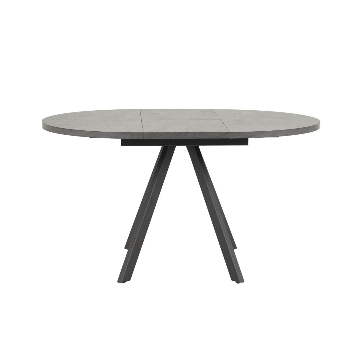 Išskleidžiamas valgomojo stalas RONDO 100-140x100 cm, juoda 2 Išskleidžiamas valgomojo stalas RONDO 100-140x100 cm, juoda 2