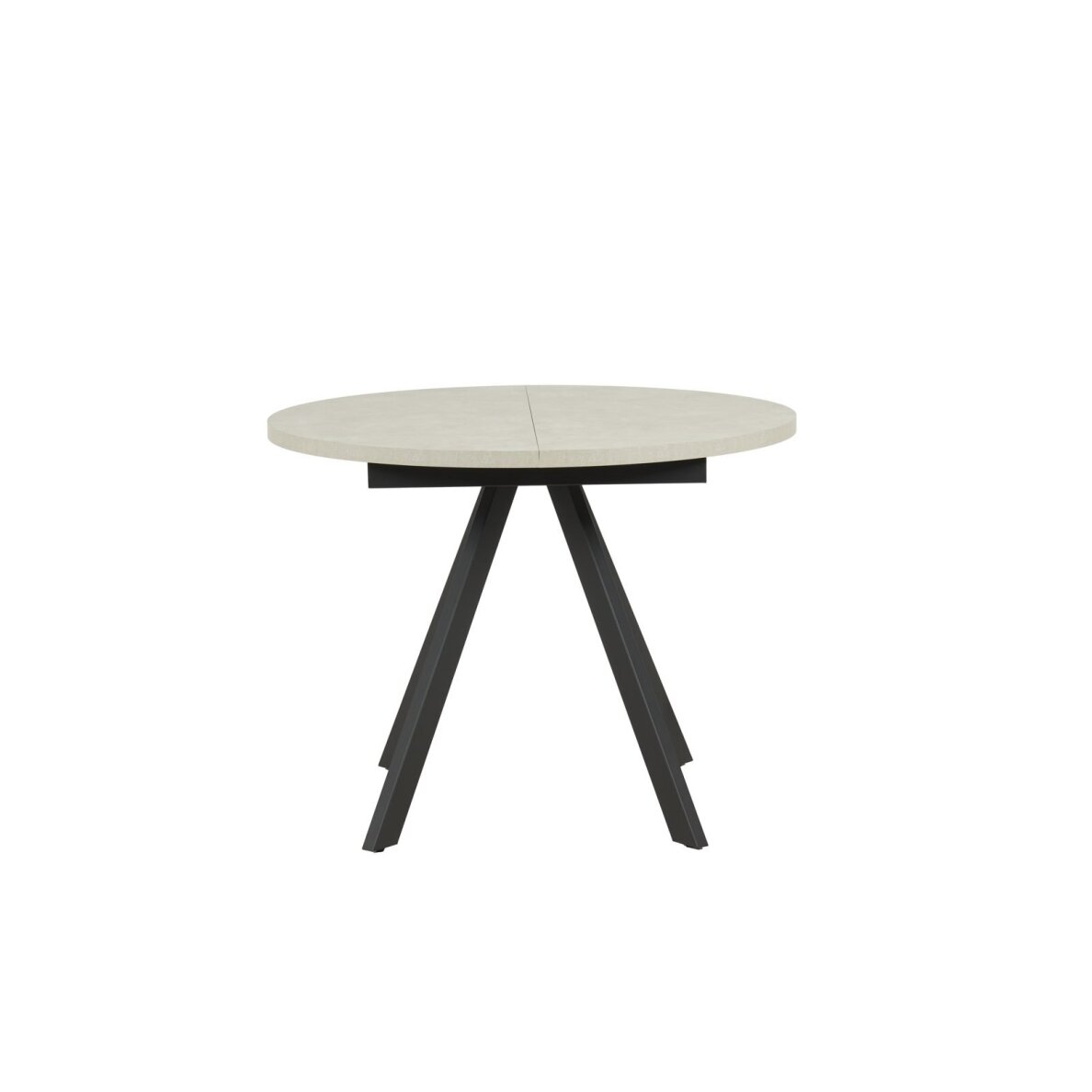Išskleidžiamas valgomojo stalas RONDO 100-140x100 cm, pilka Išskleidžiamas valgomojo stalas RONDO 100-140x100 cm, pilka