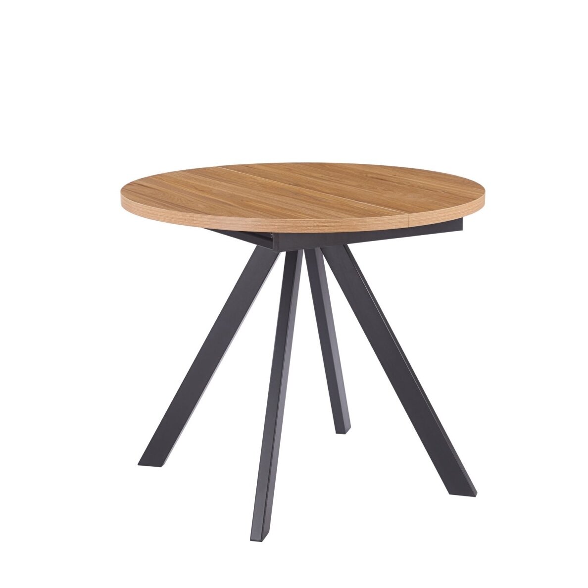Išskleidžiamas valgomojo stalas RONDO 90-120x90 cm, ąžuolas 1 Išskleidžiamas valgomojo stalas RONDO 90-120x90 cm, ąžuolas 1