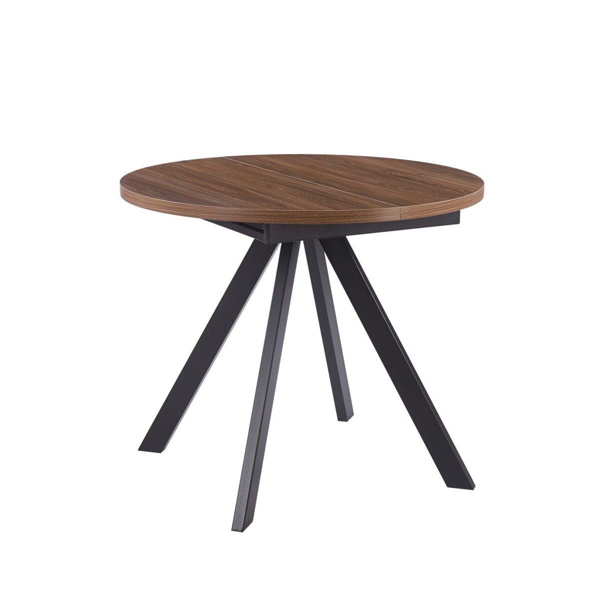 Išskleidžiamas valgomojo stalas RONDO 90-120x90 cm, tamsus ąžuolas 1 Išskleidžiamas valgomojo stalas RONDO 90-120x90 cm, tamsus ąžuolas 1