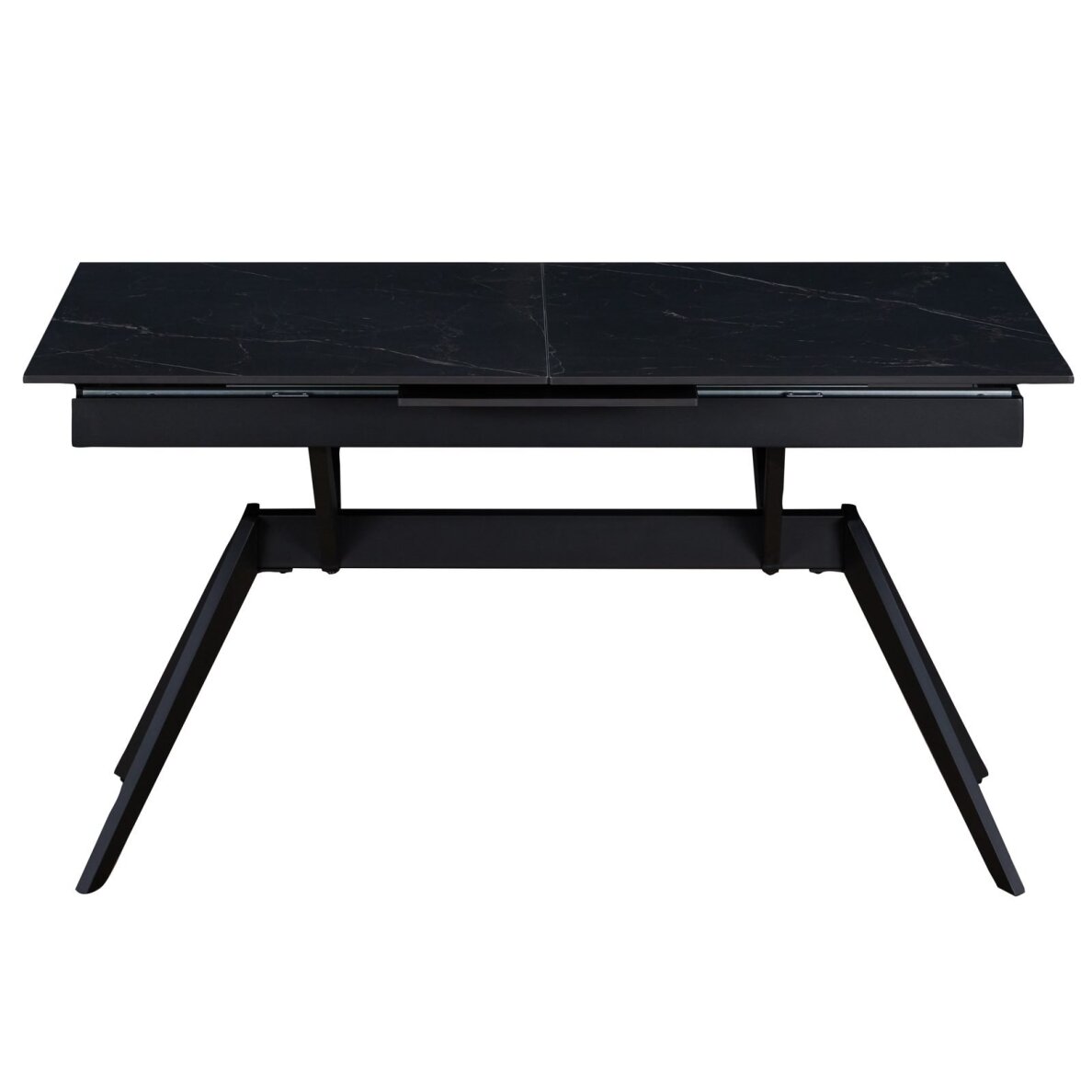Išskleidžiamas valgomojo stalas TURS 140-180x90 cm, juoda 1 Išskleidžiamas valgomojo stalas TURS 140-180x90 cm, juoda 1