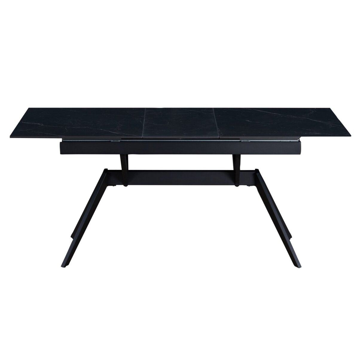 Išskleidžiamas valgomojo stalas TURS 140-180x90 cm, juoda 3 Išskleidžiamas valgomojo stalas TURS 140-180x90 cm, juoda 3